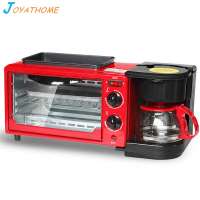 Breakfast 3 in 1 Sandwich Maker Oven Toaster Grill Hot Dog Mini Toaster Bun Warmer Automatic Electric Espresso Drip Coffee Maker